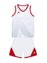 Детская баскетбольная форма KELME Children's Basketball Uniform (White/Red)