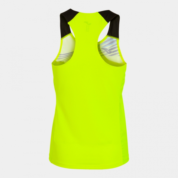 CAMISETA TIRANTES ELITE X AMARILLO FLUOR NEGRO