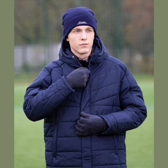 Перчатки зимние JOGEL ESSENTIAL Fleece Gloves, темно-синий