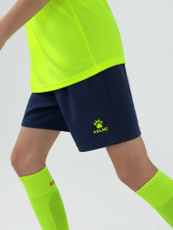 Детская футбольная форма KELME Short-Sleeved Football Suit (Neon/Dark Blue)