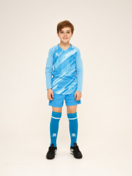 Детский комплект (лонгслив, шорты) KELME Long Sleeve Goalkeeper Suit Light Blue