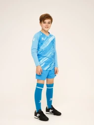 Детский комплект (лонгслив, шорты) KELME Long Sleeve Goalkeeper Suit Light Blue