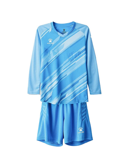 Детский комплект (лонгслив, шорты) KELME Long Sleeve Goalkeeper Suit Light Blue