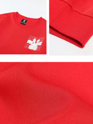 Свитшот KELME Knit Crew Neck Sweater Red
