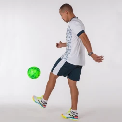 Футболка игровая JOMA с коротким рукавом SUPERNOVA III Белый-темно синий