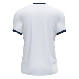 Футболка игровая JOMA с коротким рукавом SUPERNOVA III Белый-темно синий