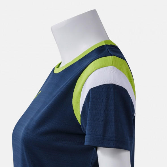 ФУТБОЛКА С КОРОТКИМ РУКАВОМ TERRA ТЕМНО-СИНИЙ ЛАЙМ