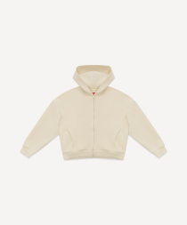 Худи на молнии JOGEL 360 Soft Zip Hoodie W Relaxed Fit, молочный