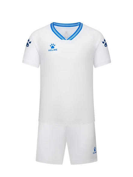 Детская футбольная форма KELME Football Uniform Set (White/Blue)