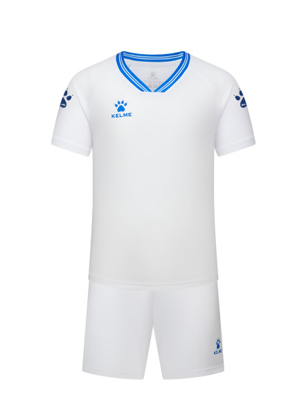 Детская футбольная форма KELME Football Uniform Set (White/Blue)