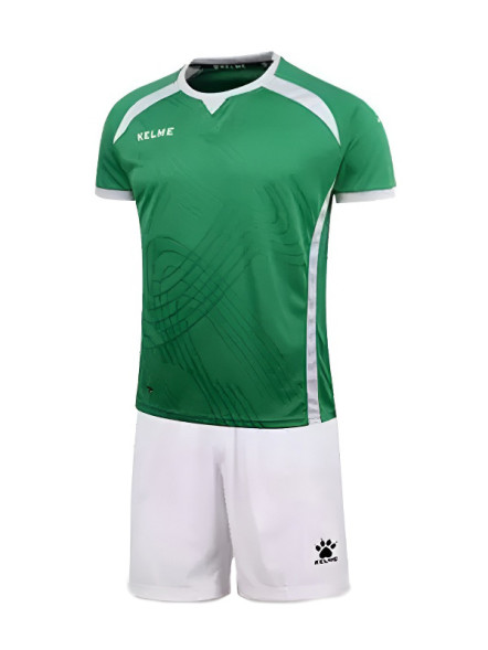 Футбольная форма KELME Short Sleeve Football Set (Green/White)