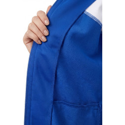 Костюм спортивный жен. MIKASA MT636/751-025-L, р. L, 100% полиэстер,  сине-белый