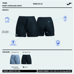 SHORT CHALLENGE NEGRO