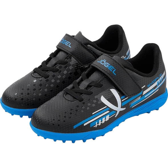 Бутсы многошиповые JOGEL Evofly TF Talant Black/blue, детский