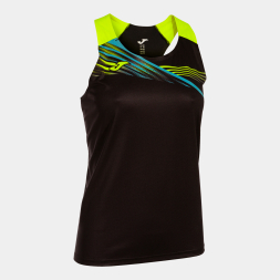 CAMISETA TIRANTES ELITE X NEGRO AMARILLO FLUOR