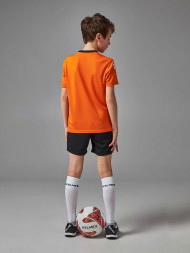 Детская футбольная форма KELME Short-Sleeved Football Suit (Orange/Black)