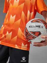 Детская футбольная форма KELME Short-Sleeved Football Suit (Orange/Black)