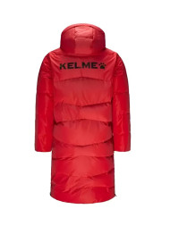 Пуховик KELME Hooded Long Down Jacket Red