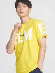 Футболка KELME Round Neck Short Sleeve T-Shirt Yellow