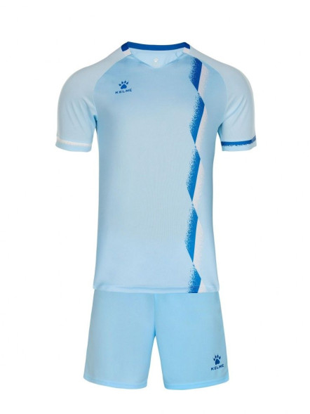 Футбольная форма KELME Short-Sleeved Football Suit Light Blue