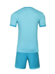 Футбольная форма KELME Short-Sleeved Football Suit Light Blue