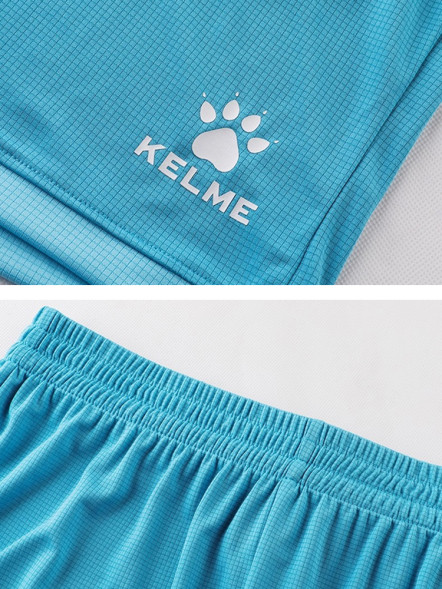 Футбольная форма KELME Short-Sleeved Football Suit Light Blue