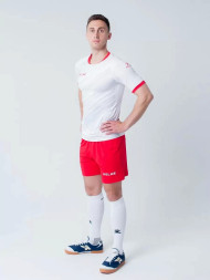 Футбольная форма KELME S/S Football Set (White/Red)