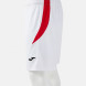 Игровые шорты JOMA TOKIO II БЕЛЫЙ КРАСНЫЙ
