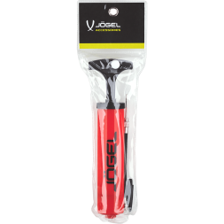 Насос JÖGEL JA-102 ND, 20 см, гибкий шланг, игла, насадка для фитбола