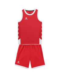 Детская баскетбольная форма KELME Children's Basketball Uniform Red