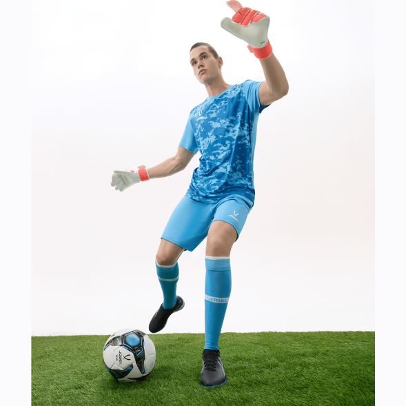 Футболка вратарская JOGEL DIVISION PerFormDRY SPLASH GK Jersey, голубой