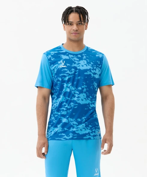 Футболка вратарская JOGEL DIVISION PerFormDRY SPLASH GK Jersey, голубой