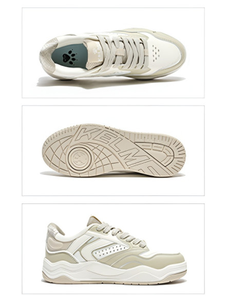 Кроссовки KELME Women's Casual Shoes (White/Beige)
