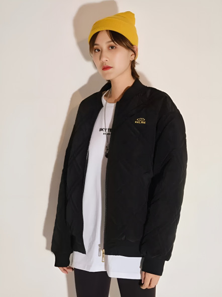 Бомбер KELME Short Padded Jacket Black