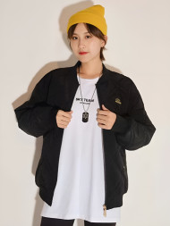 Бомбер KELME Short Padded Jacket Black