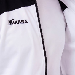 Костюм спорт. муж. MIKASA MT707/MT701-021-L, р. L, 100% полиэстер, бело-черный