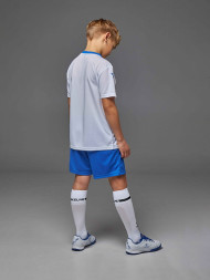 Детская футбольная форма KELME Short-Sleeved Football Suit (White/Blue)