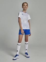 Детская футбольная форма KELME Short-Sleeved Football Suit (White/Blue)
