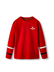 Детский лонгслив KELME Boys Long Sleeve T-Shirt Red