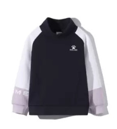 Детский свитшот KELME Girl's Round Neck Sweater Dark Blue