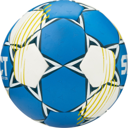 Мяч ганд. SELECT HB FORCE DB V25, 1622858205, Senior (р.3), EHF Appr,ПУ, гибр.сш., сине-белый