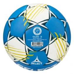 Мяч ганд. SELECT HB FORCE DB V25, 1622858205, Senior (р.3), EHF Appr,ПУ, гибр.сш., сине-белый