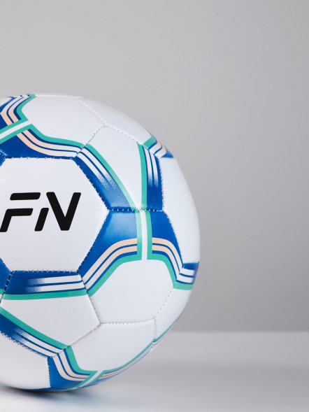Футбольный мяч FN Football Ball (Машинная сшивка) (Blue/White)