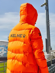 Пуховик KELME Hooded Long Down Jacket Orange