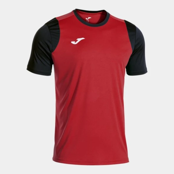 ФУТБОЛКА С КОРОТКИМ РУКАВОМ CANCHA КРАСНЫЙ ЧЕРНЫЙ
