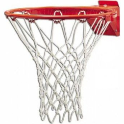 СЕТКА ДЛЯ БАСКЕТБОЛЬНОЙ КОРЗИНЫ (ПАРА) - НИТЬ 5 ММ. БЕЛЫЙ