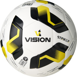 Мяч футб. VISION Striker FIFA, F325035, р.5, 32 пан.,гл.TPU,2подкл. слой, маш.сш., бело-черно-желтый