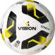Мяч футб. VISION Striker FIFA, F325035, р.5, 32 пан.,гл.TPU,2подкл. слой, маш.сш., бело-черно-желтый