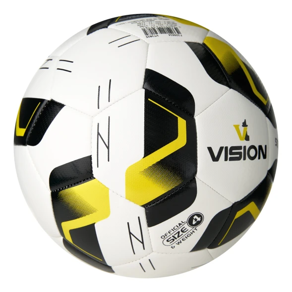 Мяч футб. VISION Striker FIFA, F325035, р.5, 32 пан.,гл.TPU,2подкл. слой, маш.сш., бело-черно-желтый