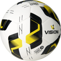 Мяч футб. VISION Striker FIFA, F325035, р.5, 32 пан.,гл.TPU,2подкл. слой, маш.сш., бело-черно-желтый